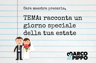 TEMA: racconta un giorno speciale della tua estate