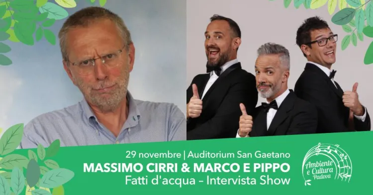 29 novembre, PADOVA (PD) con l'INTERVISTA SHOW con Massimo Cirri